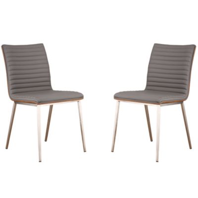 Armen Living - Cafe Dining Chair (Set of 2), Quick Ship