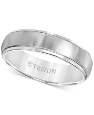Triton - Men's Titanium Ring, Comfort Fit Wedding Band (6mm)