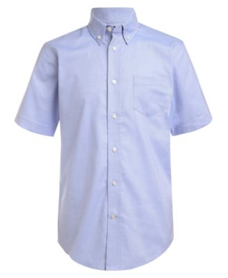 Nautica - Little Boys Stretch Blue Oxford Shirt