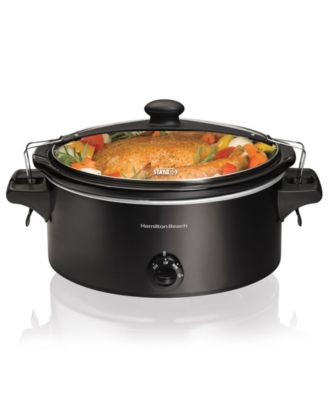 Hamilton Beach - Manual Stay or Go 6-Qt. Slow Cooker