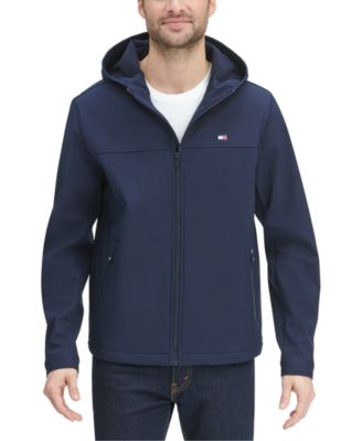 Tommy Hilfiger - Men's Logo Graphic Hooded Soft-Shell Jacket