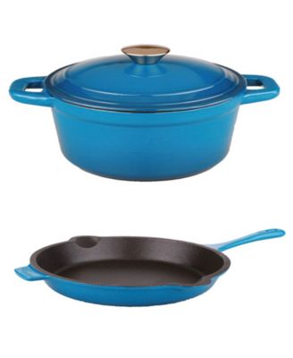 BergHOFF - Neo Cast Iron 3pc Set: 3 Qt & F/P, Blue