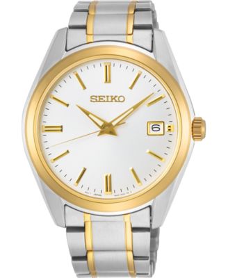 Seiko - Men's Essentials Two-Tone Stainless Steel Bracelet Watch 40.2mm