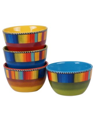 Certified International - Sierra 4-Pc. Ice Cream Bowls asst.