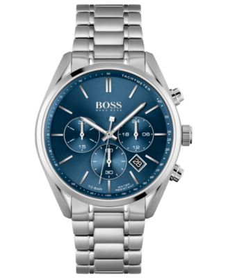 BOSS - Men's Chronograph Champion Stainless Steel Bracelet Watch 44mm