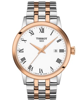 Tissot - Men's Swiss Classic Dream Two-Tone Stainless Steel Bracelet Watch 42mm