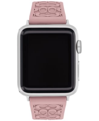 COACH - Pink Rubber 38/40mm Apple Watch&reg; Band