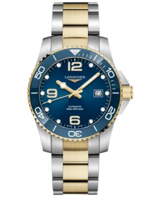 Longines - Men's Swiss Automatic HydroConquest Two-Tone Stainless Steel Bracelet Watch 41mm