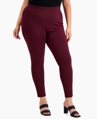I.N.C. International Concepts - Plus Size Skinny Pull-On Pants