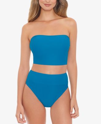 Salt + Cove - Juniors' Solid Tube Midkini Top & Bottoms, Created for Macy's
