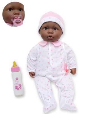 JC TOYS - JC Toys, La Baby 20 inch Pink Washable Soft Body Baby Doll with Accessories - For Children 2 Years and older, Designed by Berenguer.
