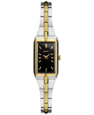 Seiko - Women's Essential Two Tone Stainless Steel Bracelet Watch 15mm