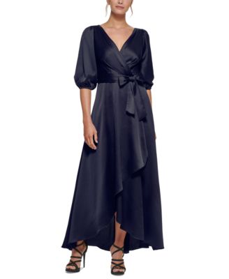 DKNY - Balloon-Sleeve Satin Gown