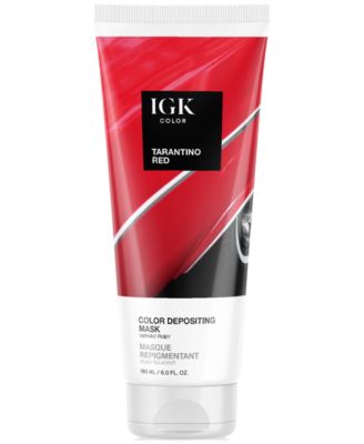 IGK Hair - Color Depositing Mask - Tarantino Red, 6 oz.