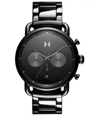 MVMT - Men's Chronograph Blacktop Ceramic Bracelet Watch 47mm