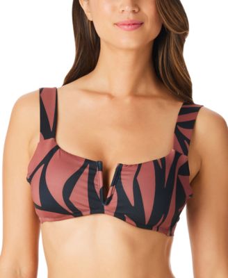 Sanctuary - Abstract Animal V-Wire Swim Top