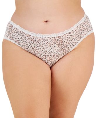Jenni - Plus Size Lace-Trim Tie-Dyed Hipster Underwear