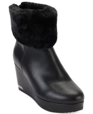 DKNY - Women's Nadra Wedge Booties