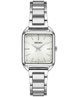Seiko - Women's Essentials Stainless Steel Bracelet Watch 26mm
