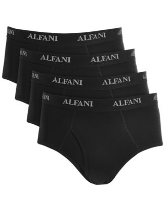 Alfani - Men's 4-Pk. Moisture-Wicking Cotton Briefs