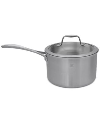J.A. Henckels - Zwilling Spirit Polished Stainless Steel Covered Saucepan, 4 Qt.