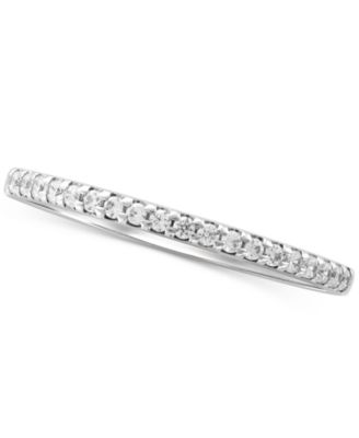 Macy's - Diamond Eternity Band (1/7 ct. t.w.) in 14k White, Yellow or Rose Gold