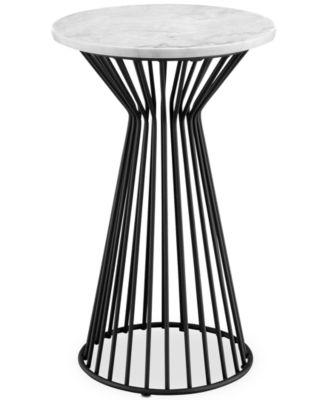 Furniture - Madison Park Marbury Pedestal, Quick Ship