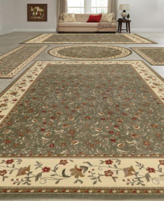 KM Home - Vienna Floral Beige 5-Pc. Set