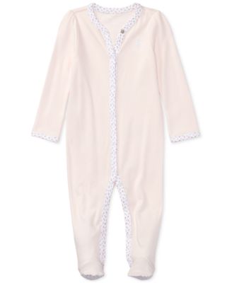 Polo Ralph Lauren - Baby Coverall, Baby Girls Interlock Stretch Creeper