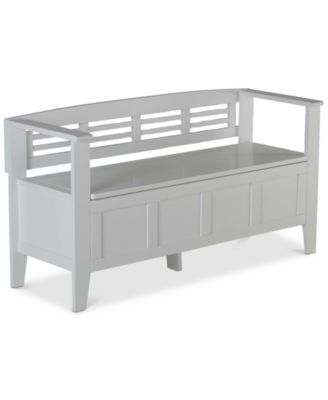 Simpli Home - Fernley Bench, Quick Ship