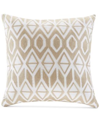 Harbor House - Anslee 18" x 18" Embroidered Square Decorative Pillow
