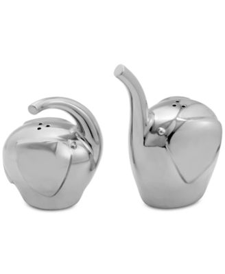 Nambé - Savanna Elephant 2-Pc. Salt & Pepper Shaker Set