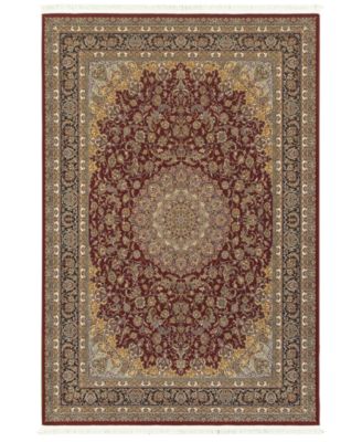 JHB Design - Paragon  Medallion Red 5'3" x 7'6" Area Rug