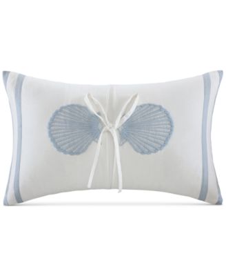 Harbor House - Crystal Beach 12" x 20" Embroidered Oblong Decorative Pillow