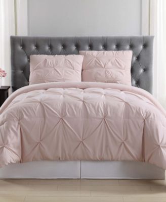Truly Soft - Pleated White King Comforter Set