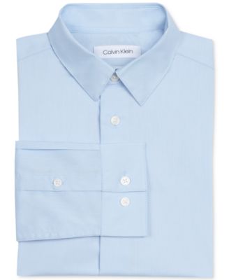 Calvin Klein - Little Boys Stretch-Poplin Collared Shirt