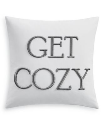 Charter Club - Damask Designs Embroidered 16" Square Decorative Pillow