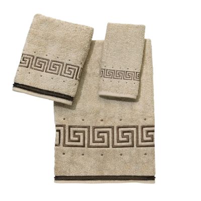 Avanti - Pre Athena Embroidered Greek Key Bath Towel