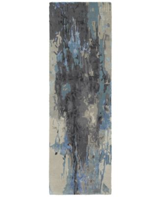 Oriental Weavers - Galaxy 21906 Blue/Gray 2'6" x 8' Runner Area Rug