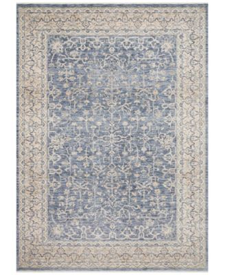Spring Valley Home - Pandora PAN-04 Dark Blue/Ivory 2'6" x 10' Runner Area Rug