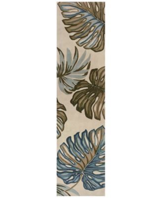 Kas - Sparta Florea 3182 Ivory 2'6" x 10' Runner Area Rug