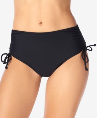 Swim Solutions - Adjustable Ruched Brief Bottom