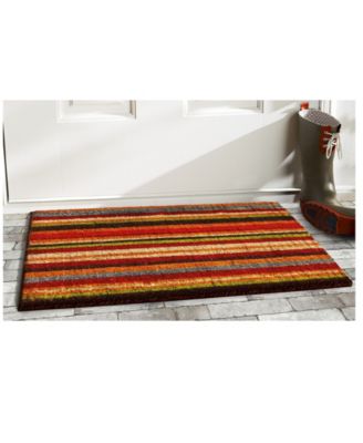 Home & More - Palisades Stripe 24" x 36" Coir/Vinyl Doormat