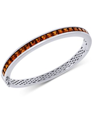 Macy's - Gemstone Bangle Bracelet in Sterling Silver