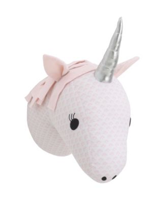 NoJo - Unicorn Plush Head Wall Decor