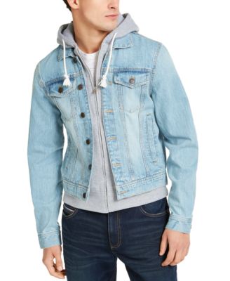 Sun + Stone - Men's Phoenix Trucker Hooded Denim Jacket
