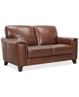 Furniture - Brayna 65" Leather Loveseat