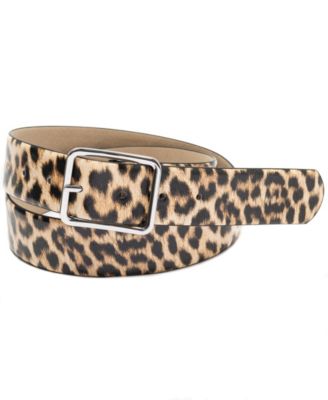 I.N.C. International Concepts - INC Animal Print Panel Belt, Created for Macy's