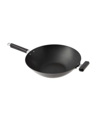 Honey Can Do - Joyce Chen Professional Series 14-Inch Carbon Steel Excalibur Nonstick Wok with Phenolic Handles