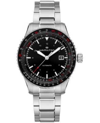 Hamilton - Men's Swiss Automatic Khaki Aviation Converter Stainless Steel Bracelet Watch 42mm